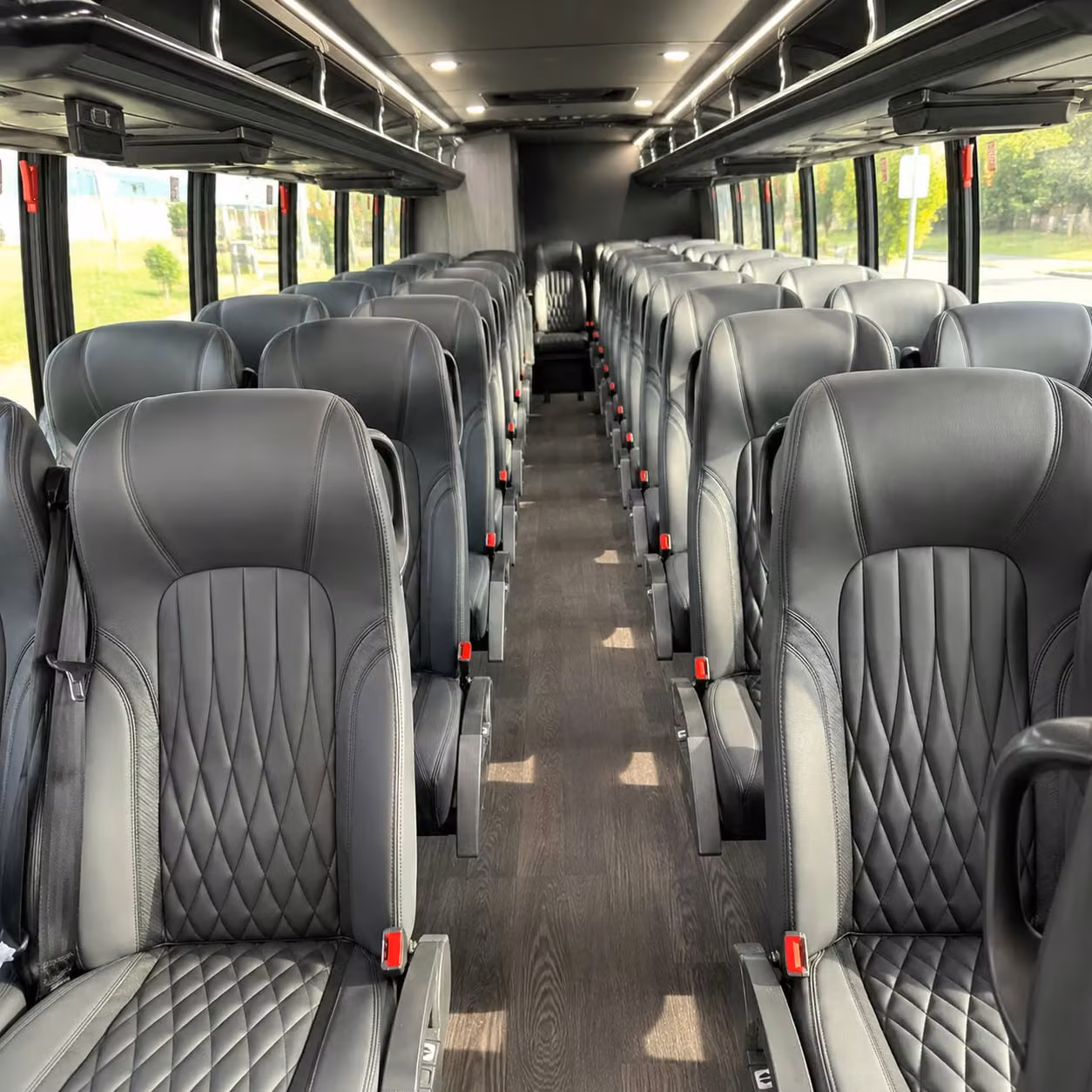25 passenger minibus inside