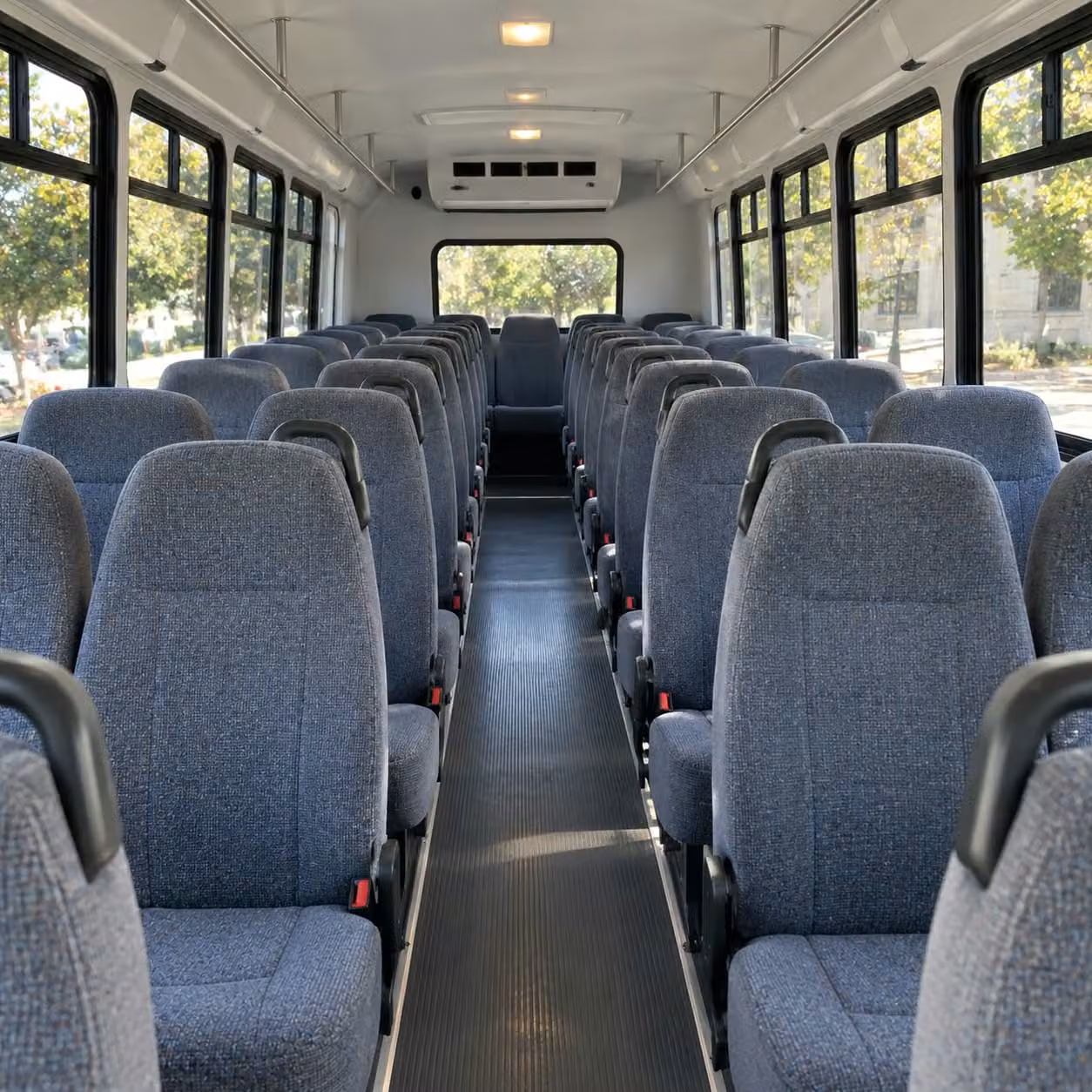 30 passenger minibus interior