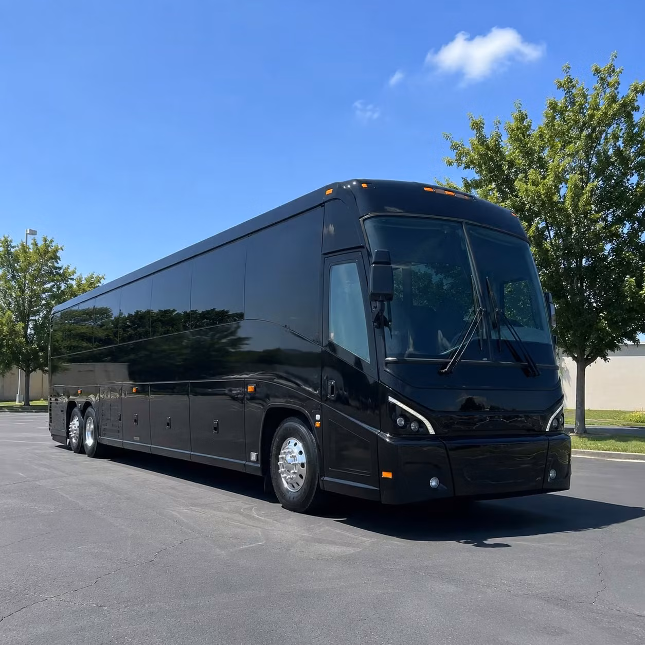salem charter bus rental exterior