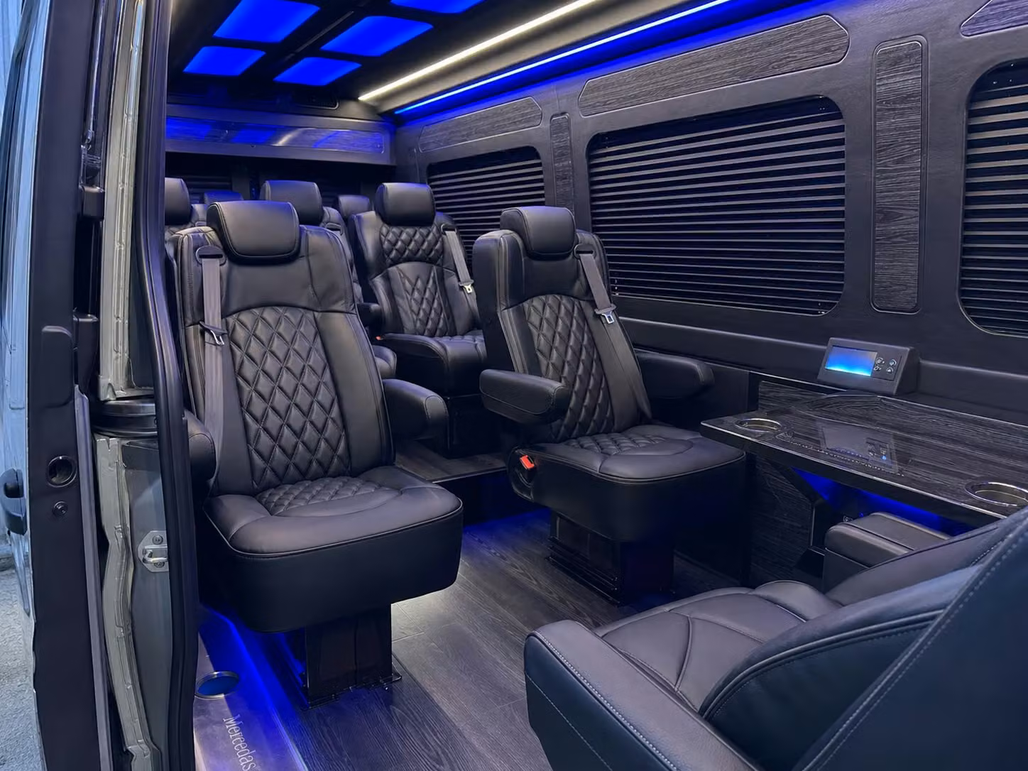 sprinter van transportation for groups and events across salem